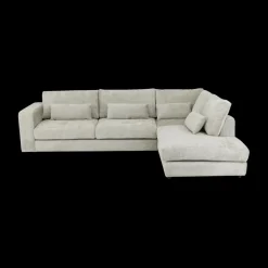 Ygo Hoeksalon ATLAS Greige Longchair Rechts B327| Hoeksalons