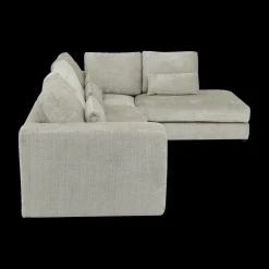 Ygo Hoeksalon ATLAS Greige Longchair Rechts B327| Hoeksalons