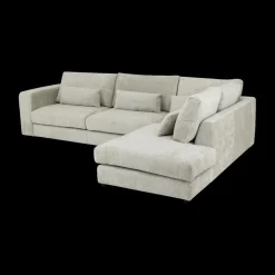Ygo Hoeksalon ATLAS Greige Longchair Rechts B327| Hoeksalons