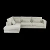 Ygo Hoeksalon ATLAS Greige Longchair Links B327| Hoeksalons