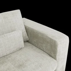 Ygo Hoeksalon ATLAS Greige Longchair Links B327| Hoeksalons