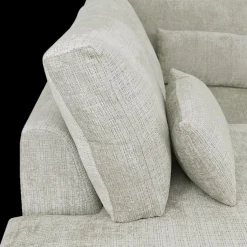 Ygo Hoeksalon ATLAS Greige Longchair Links B327| Hoeksalons