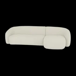 Ygo Hoeksalon AUGUST Cream Longchair Rechts B293| Hoeksalons