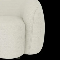 Ygo Hoeksalon AUGUST Cream Longchair Links B293| Hoeksalons