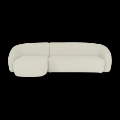 Ygo Hoeksalon AUGUST Cream Longchair Links B293| Hoeksalons