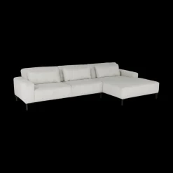Ygo Hoeksalon BEMTHE Longchair Rechts Grijs B329| Hoeksalons