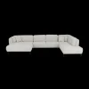 Ygo Hoeksalon CALABRIA Grijs Longchair Links B396| Hoeksalons