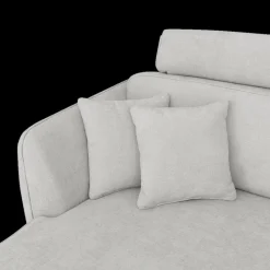 Ygo Hoeksalon CALABRIA Grijs Longchair Links B396| Hoeksalons