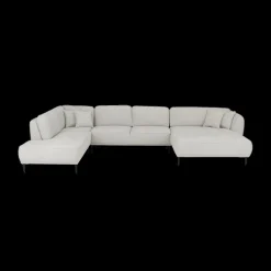 Ygo Hoeksalon CALABRIA Grijs Longchair Rechts B396| Hoeksalons