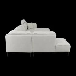 Ygo Hoeksalon CALABRIA Grijs Longchair Rechts B396| Hoeksalons