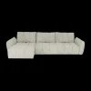Ygo Hoeksalon CARPO Semona Greige Longchair Links B337| Hoeksalons