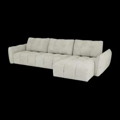Ygo Hoeksalon CARPO Semona Greige Longchair Rechts B337| Hoeksalons