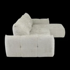 Ygo Hoeksalon CARPO Semona Greige Longchair Rechts B337| Hoeksalons