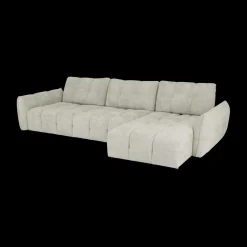 Ygo Hoeksalon CARPO Semona Greige Longchair Rechts B337| Hoeksalons