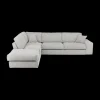 Ygo Hoeksalon CASCADA Grijs Hoek Links B312| Hoeksalons