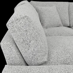 Ygo Hoeksalon CASCADA Grijs Hoek Links B312| Hoeksalons