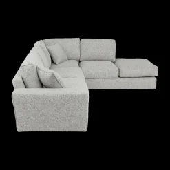 Ygo Hoeksalon CASCADA Grijs Hoek Rechts B312| Hoeksalons