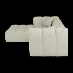 Ygo Hoeksalon CELESTE Longchair Links Ivory B265| Hoeksalons