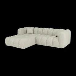 Ygo Hoeksalon CELESTE Longchair Links Ivory B265| Hoeksalons