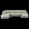 Ygo Hoeksalon CELINE Longchair Links Grijs| Hoeksalons