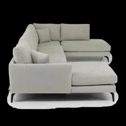 Ygo Hoeksalon CELINE Longchair Rechts Grijs| Hoeksalons