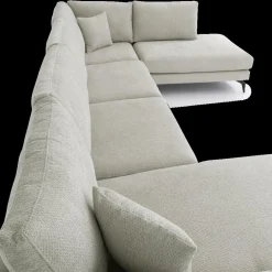 Ygo Hoeksalon CELINE Longchair Rechts Grijs| Hoeksalons