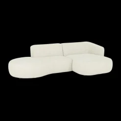 Ygo Hoeksalon CONCA Longchair Rechts Ivoor| Hoeksalons