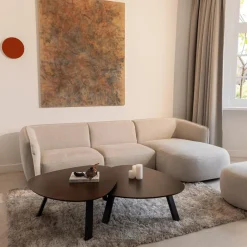 Ygo Hoeksalon CONCA Longchair Rechts Mito Naturel| Hoeksalons