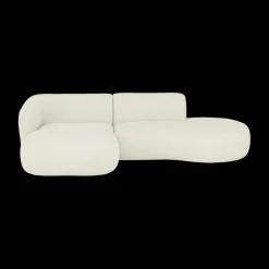 Ygo Hoeksalon CONCA Longchair Links Ivoor| Hoeksalons