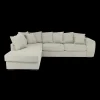 Ygo Hoeksalon CUBA Longchair Links Mito Beige| Hoeksalons