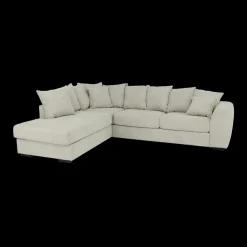 Ygo Hoeksalon CUBA Longchair Links Mito Beige| Hoeksalons