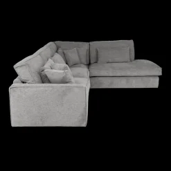 Ygo Hoeksalon CYLLENE Longchair Rechts Grijs| Hoeksalons
