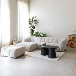 Ygo Hoeksalon DILARA Longchair Links B302 Beige| Hoeksalons