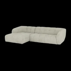 Ygo Hoeksalon DILARA Longchair Links B302 Beige| Hoeksalons