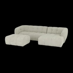 Ygo Hoeksalon DILARA Longchair Rechts B302 Beige| Hoeksalons