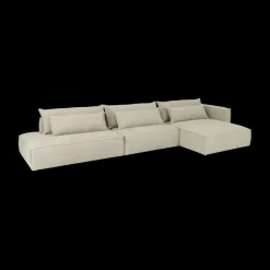 Ygo Hoeksalon GAELLE Longchair Rechts Retro Bliss B416| Hoeksalons