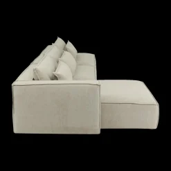 Ygo Hoeksalon GAELLE Longchair Links Retro Bliss B416| Hoeksalons