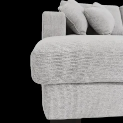 Ygo Hoeksalon GRANADA Longchair Rechts Grijs| Hoeksalons
