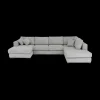 Ygo Hoeksalon GRANADA Longchair Links Grijs| Hoeksalons