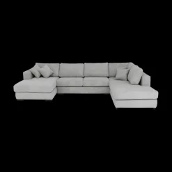 Ygo Hoeksalon GRANADA Longchair Links Grijs| Hoeksalons