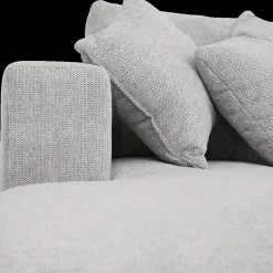 Ygo Hoeksalon GRANADA Longchair Links Grijs| Hoeksalons