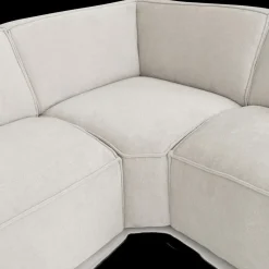 Ygo Hoeksalon JOREN Longchair Links Harmony Beige| Hoeksalons