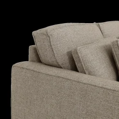 Ygo Hoeksalon KIRUNA Hoek Rechts Taupe B289| Hoeksalons