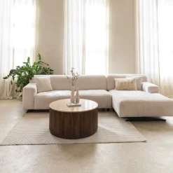 Ygo Hoeksalon KOKOMO Longchair Rechts Cream| Hoeksalons