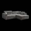 Ygo Hoeksalon LORETO Donkergrijs B283-L231| Hoeksalons