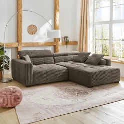 Ygo Hoeksalon LORETO Donkergrijs B283-L231| Hoeksalons