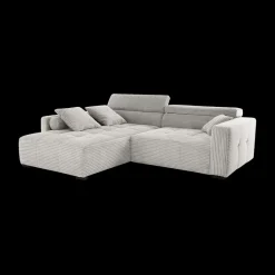 Ygo Hoeksalon LORETO Lichtgrijs B283-L231| Hoeksalons