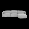 Ygo Hoeksalon MANON Longchair Rechts B319| Hoeksalons