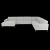 Ygo Hoeksalon MATEO Longchair Links Grijs| Hoeksalons