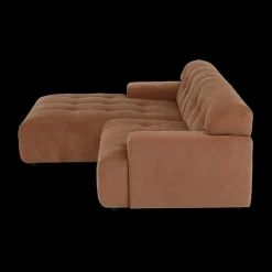 Ygo Hoeksalon MODEST Longchair Links Storm| Hoeksalons